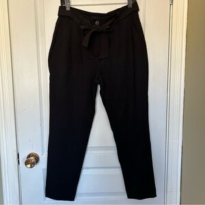 Reitmans The Modern Stretch Black Women's Trousers with Belt Petite 10